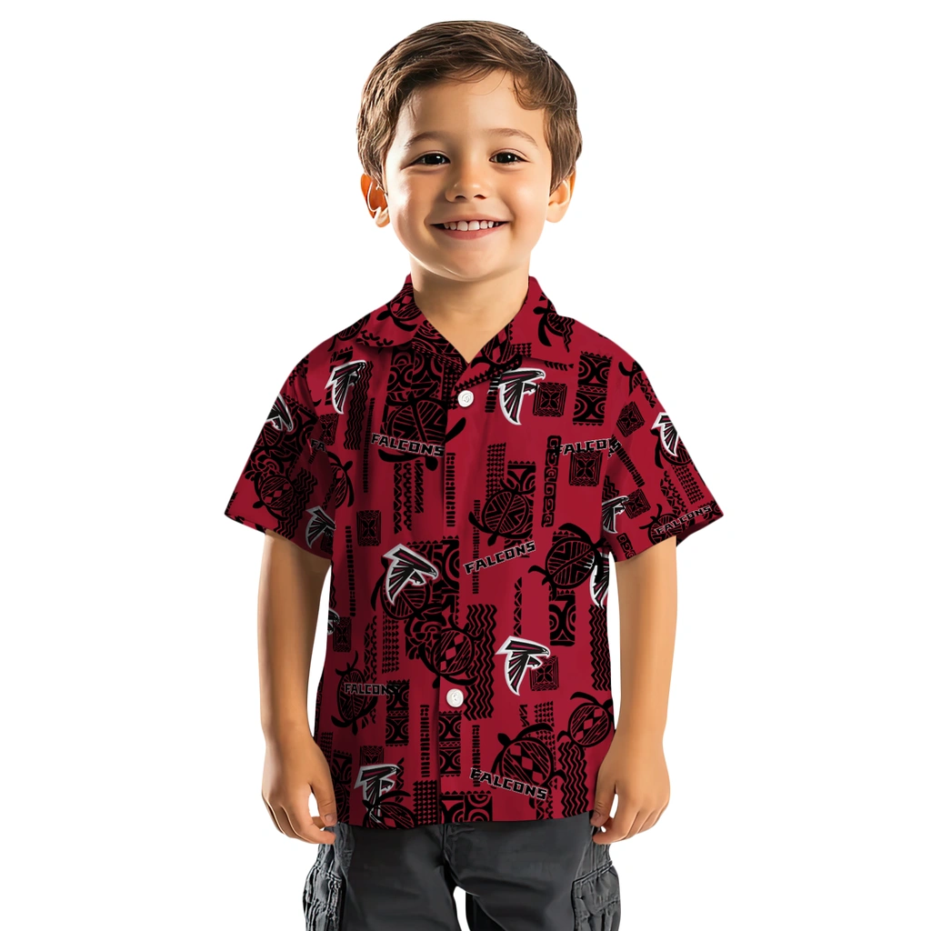 Atlanta Falcons Hawaiian Shirt - Turtle Lines atlanta falcons turtle lines red hawaiian shirts top rated