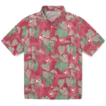 Atlanta Hawks Hawaiian Shirt – Anthurium Overlay