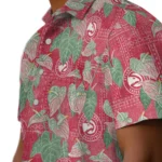 Atlanta Hawks Hawaiian Shirt – Anthurium Overlay