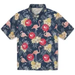 Atlanta Hawks Hawaiian Shirt – Flamingo Hibiscus