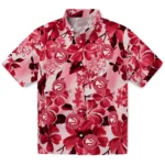 Atlanta Hawks Hawaiian Shirt – Hibiscus Arrangement