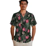 Atlanta Hawks Hawaiian Shirt – Hibiscus Leaves Pattern
