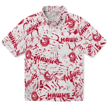 atlanta hawks hibiscus overlay hawaiian shirts best selling