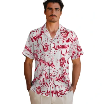 atlanta hawks hibiscus overlay hawaiian shirts fashion forward