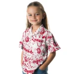 Atlanta Hawks Hawaiian Shirt – Hibiscus Overlay