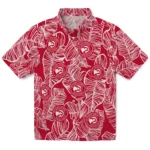 Atlanta Hawks Hawaiian Shirt – Leaf Outline