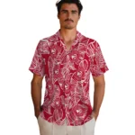 Atlanta Hawks Hawaiian Shirt – Leaf Outline