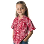 Atlanta Hawks Hawaiian Shirt – Leaf Outline