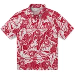 Atlanta Hawks Hawaiian Shirt – Monstera Layer