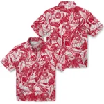 Atlanta Hawks Hawaiian Shirt – Monstera Layer