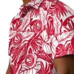 Atlanta Hawks Hawaiian Shirt – Monstera Layer