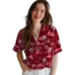 Atlanta Hawks Hawaiian Shirt – Palm And Clouds