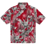Atlanta Hawks Hawaiian Shirt – Palm Leaves