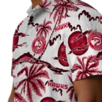 Atlanta Hawks Hawaiian Shirt – Palm Sunset