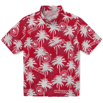 atlanta hawks palm grove red hawaiian shirts best selling