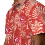 Atlanta Hawks Hawaiian Shirt – Vintage Palm Tree
