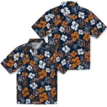 Auburn Tigers Hawaiian Shirt – Hibiscus Flower Design