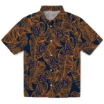 Auburn Tigers Hawaiian Shirt – Leaf Outline