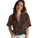 Auburn Tigers Hawaiian Shirt – Leaf Outline