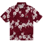 Ball State Cardinals Hawaiian Shirt – 50th State Flower