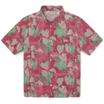 Ball State Cardinals Hawaiian Shirt – Anthurium Overlay