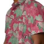 Ball State Cardinals Hawaiian Shirt – Anthurium Overlay