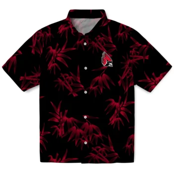 ball state cardinals bamboo branches red black hawaiian shirts best selling