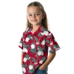 Ball State Cardinals Hawaiian Shirt – Flamingo and Hibiscus