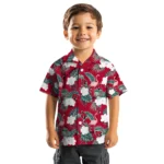 Ball State Cardinals Hawaiian Shirt – Flamingo and Hibiscus