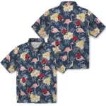 Ball State Cardinals Hawaiian Shirt – Flamingo Hibiscus