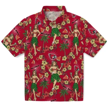 ball state cardinals hawaiian girls design red hawaiian shirts best selling