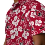 Ball State Cardinals Hawaiian Shirt – Hibiscus Flower Design