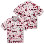 Ball State Cardinals Hawaiian Shirt – Hibiscus Overlay
