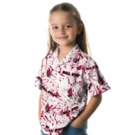 Ball State Cardinals Hawaiian Shirt – Hibiscus Overlay