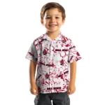 Ball State Cardinals Hawaiian Shirt – Hibiscus Overlay