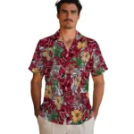 Ball State Cardinals Hawaiian Shirt – Hibiscus Tiki Jungle