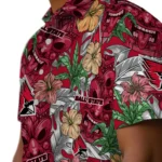 Ball State Cardinals Hawaiian Shirt – Hibiscus Tiki Jungle