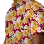 Ball State Cardinals Hawaiian Shirt – Hibiscus Tropics