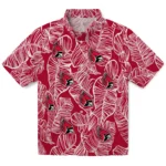 Ball State Cardinals Hawaiian Shirt – Leaf Outline