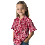 Ball State Cardinals Hawaiian Shirt – Leaf Outline