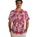 Ball State Cardinals Hawaiian Shirt – Monstera Layer
