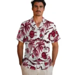 Ball State Cardinals Hawaiian Shirt – Palm Sunset