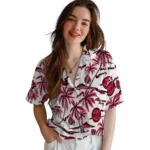 Ball State Cardinals Hawaiian Shirt – Palm Sunset