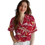 Ball State Cardinals Hawaiian Shirt – Palm Tree Island