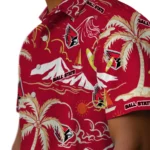 Ball State Cardinals Hawaiian Shirt – Palm Tree Island