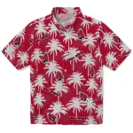 Ball State Cardinals Hawaiian Shirt – Palm Tree Motif