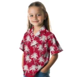 Ball State Cardinals Hawaiian Shirt – Palm Tree Motif