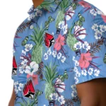 Ball State Cardinals Hawaiian Shirt – Pineapple Bouquet