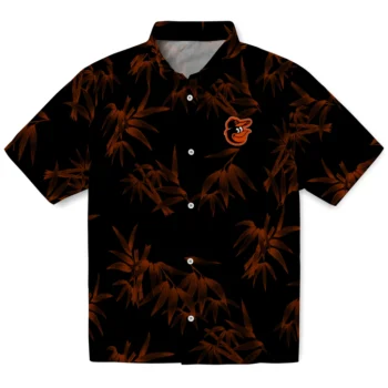 baltimore orioles bamboo branches orange black hawaiian shirts best selling