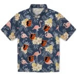 Baltimore Orioles Hawaiian Shirt – Flamingo Hibiscus